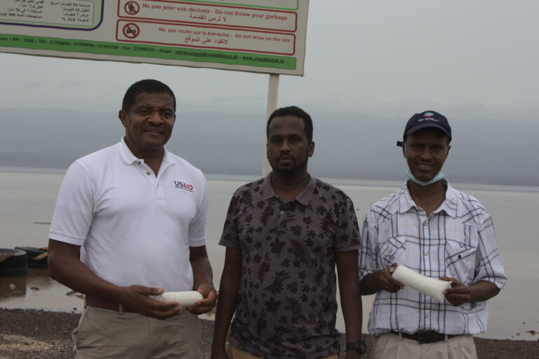 Visite du représentant de l&rsquo;USAID Mr Lloyd Jackson au site géothermique de Lac Assal