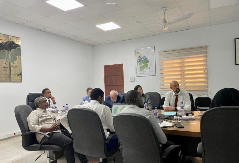 Visite de la délégation de la société ROSGEO dans le cadre d&rsquo;une collaboration d&rsquo;expertise.